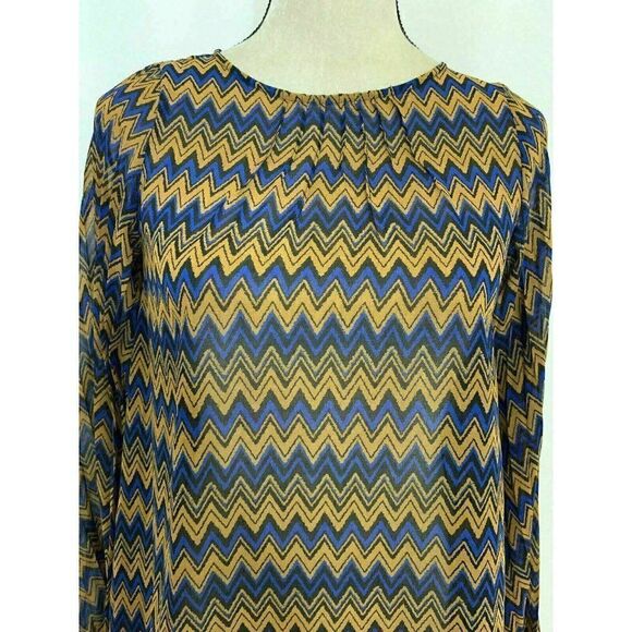Dolce Vita Anthropologie Zig Zag long sleeve top - Picture 2 of 8